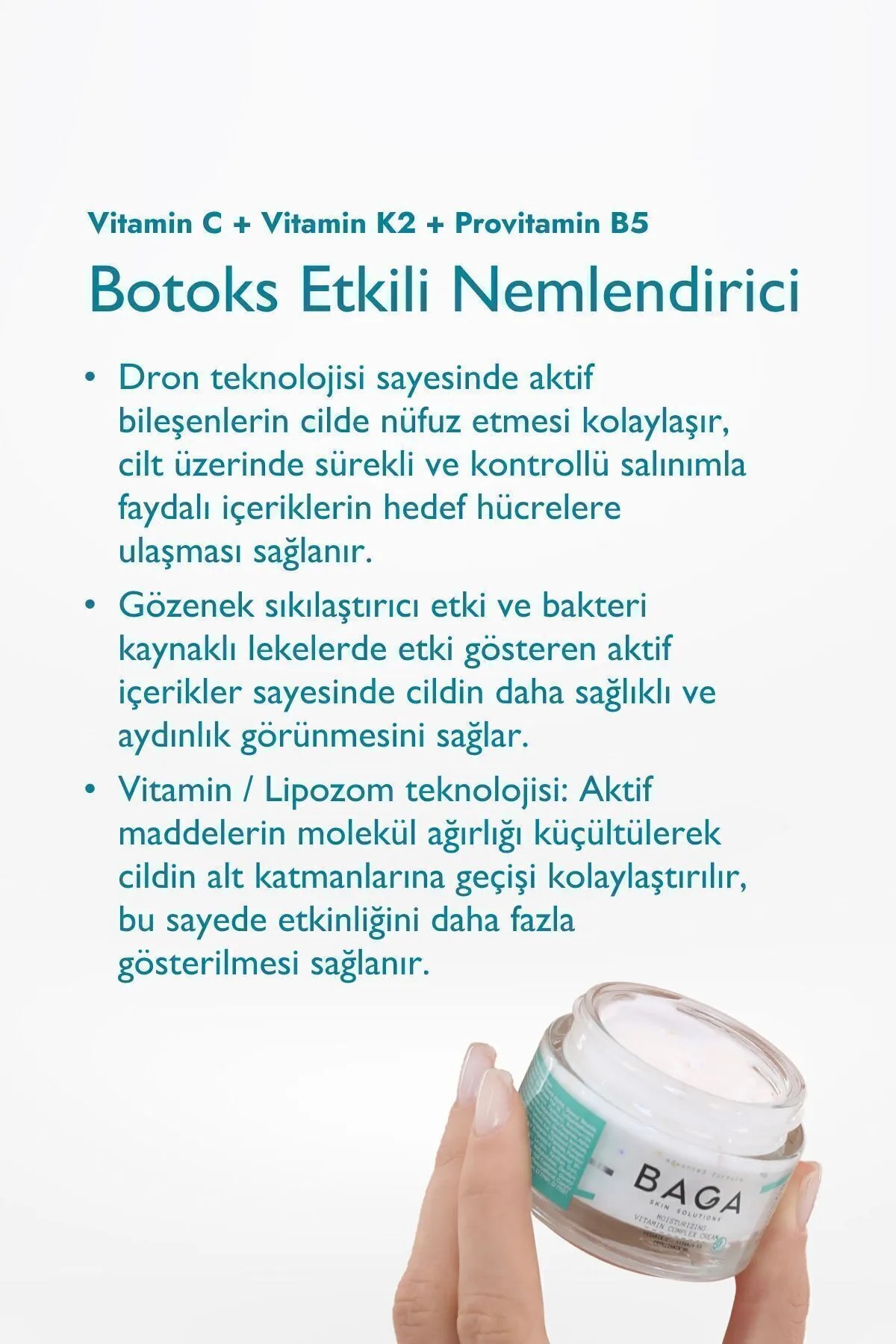 Botoks Etkili Nemlendirici Vitamin Complex Krem