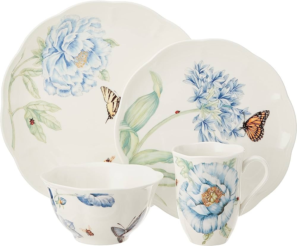 LENOX Blue Butterfly Yemek Seti 12 Kişilik LEN833421 cover pic