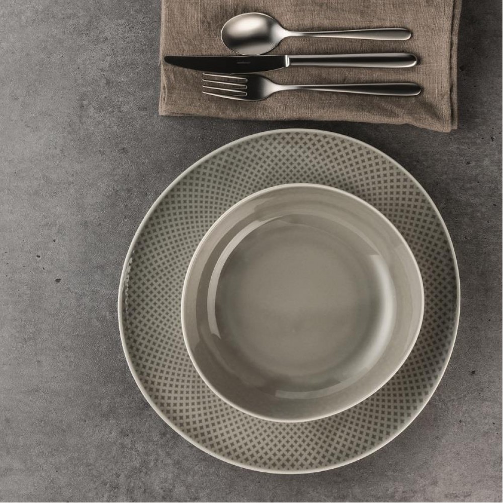 ROSENTHAL Junto Pearl Grey 12 Kişilik Yemek Seti 51Prç 0 image