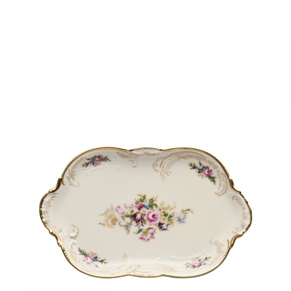 ROSENTHAL SANSOUCİ ELFENBEİN DİPLOMAT 38 CM OVAL SERVİS TABAĞI cover pic