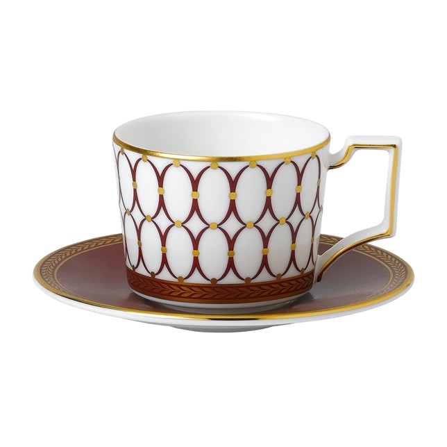 WEDGWOOD Renaissance Red Espresso Fincanı ve Tabağı cover pic