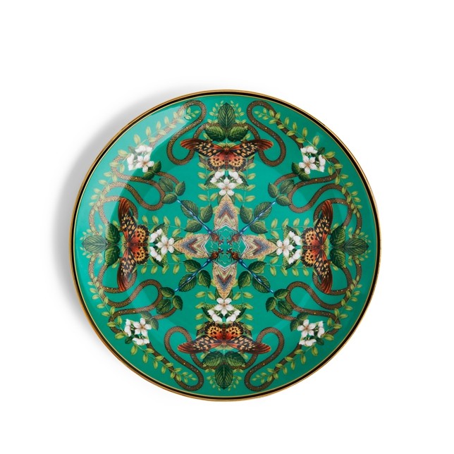 WEDGWOOD Wonderlust Emerald Forest 20cm Tatlı Tabağı cover pic