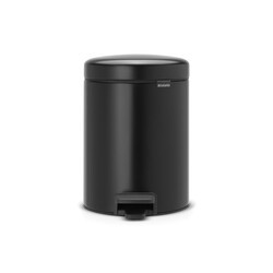 BRABANTİA NEWICON MATT BLACK PEDALLI ÇÖP KUTUSU 5L BRA 112928 cover pic