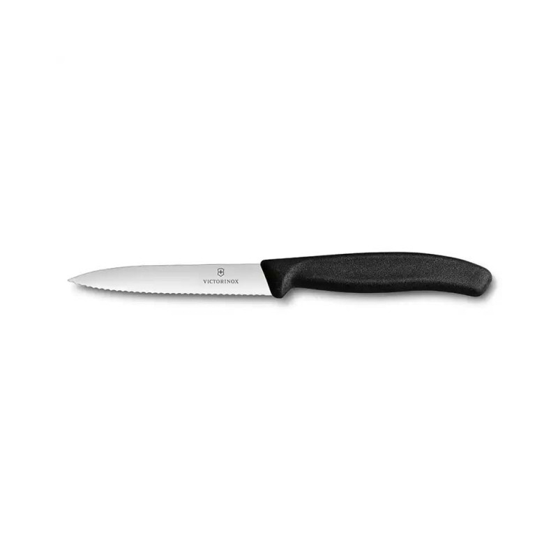 Victorinox 6.7733 10cm Siyah Tırtıklı Soyma Bıçağı cover pic
