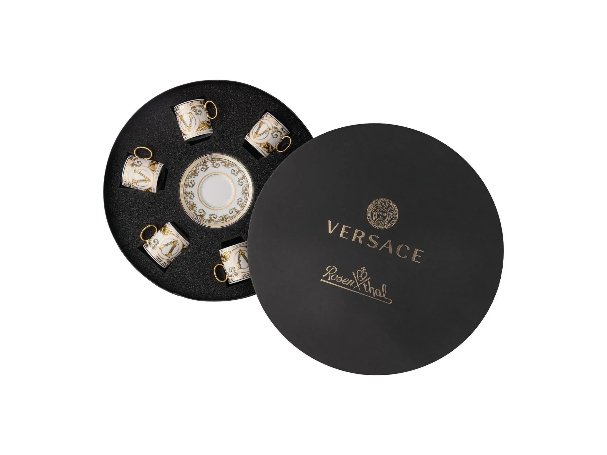 VERSACE Espresso Set 6 lı Virtus Gala White cover pic