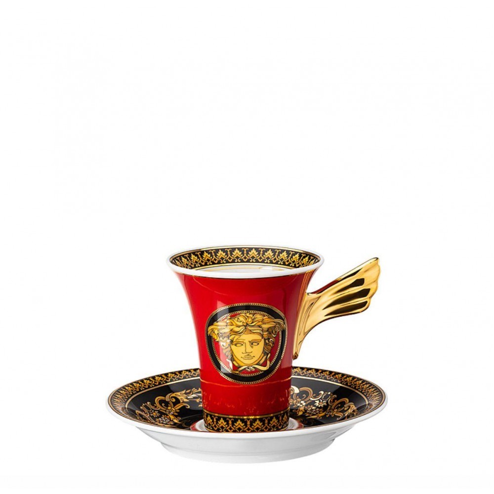 VERSACE Medusa Tabaklı Kahve Fincanı cover pic
