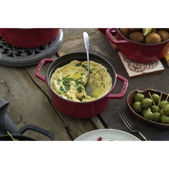 STAUB LA COCOTTE DÖKÜM TENCERE | KİRAZ | 20 CM | 2,2 L | YUVARLAK 405098200 0 image