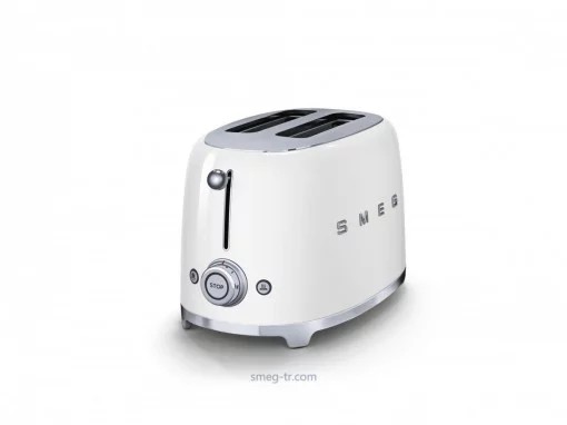 Smeg Beyaz Ekmek Kızartma 2’li – TSF01WHEU 0 image