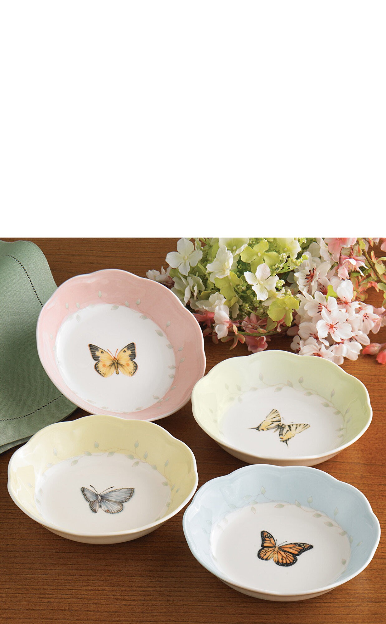 LENOX Butterfly Kase, 4Renk 12*6cm 4 lü set cover pic