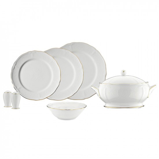 Noritake Princess Bouguet Gold 83 Parça Yemek Takımı cover pic