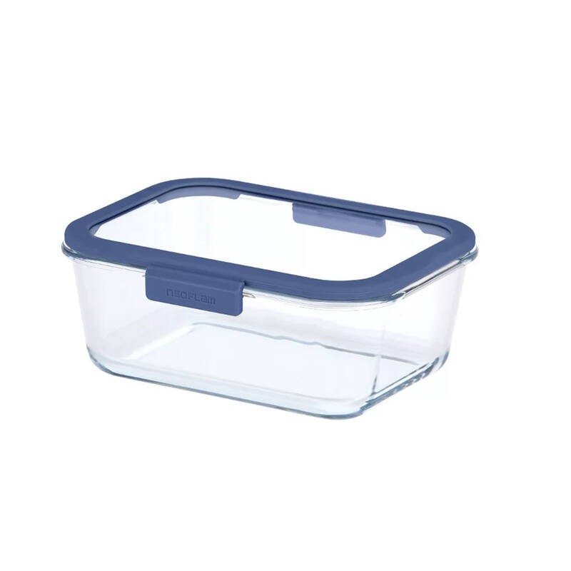 Neoflam FİKA GLACE CAM SAKLAMA KABI 1200ML MAVİ cover pic