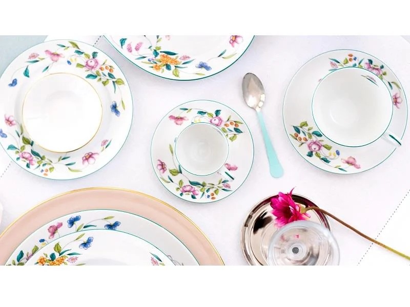 PORCEL Florence 12 Kişilik 54 Prç Porselen Yemek Takımı 0 image