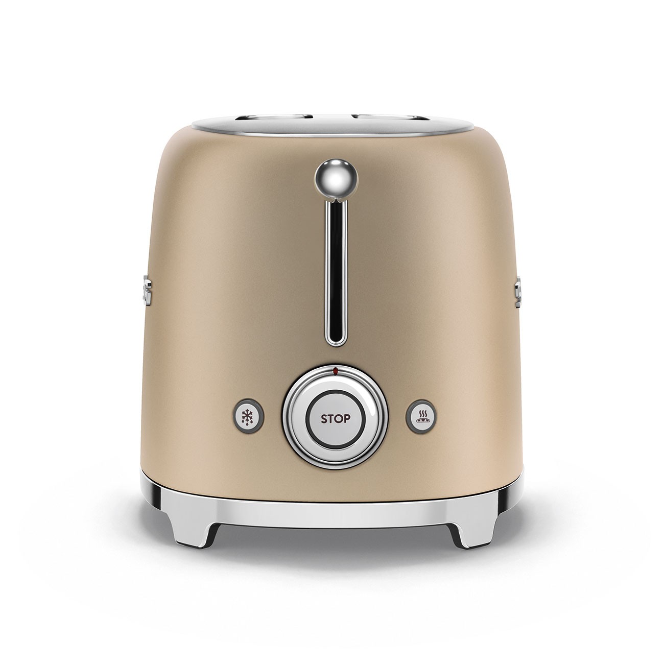 Smeg  50's Style TSF01CHMEU Mat Gold 2 li  Ekmek Kızartma 0 image