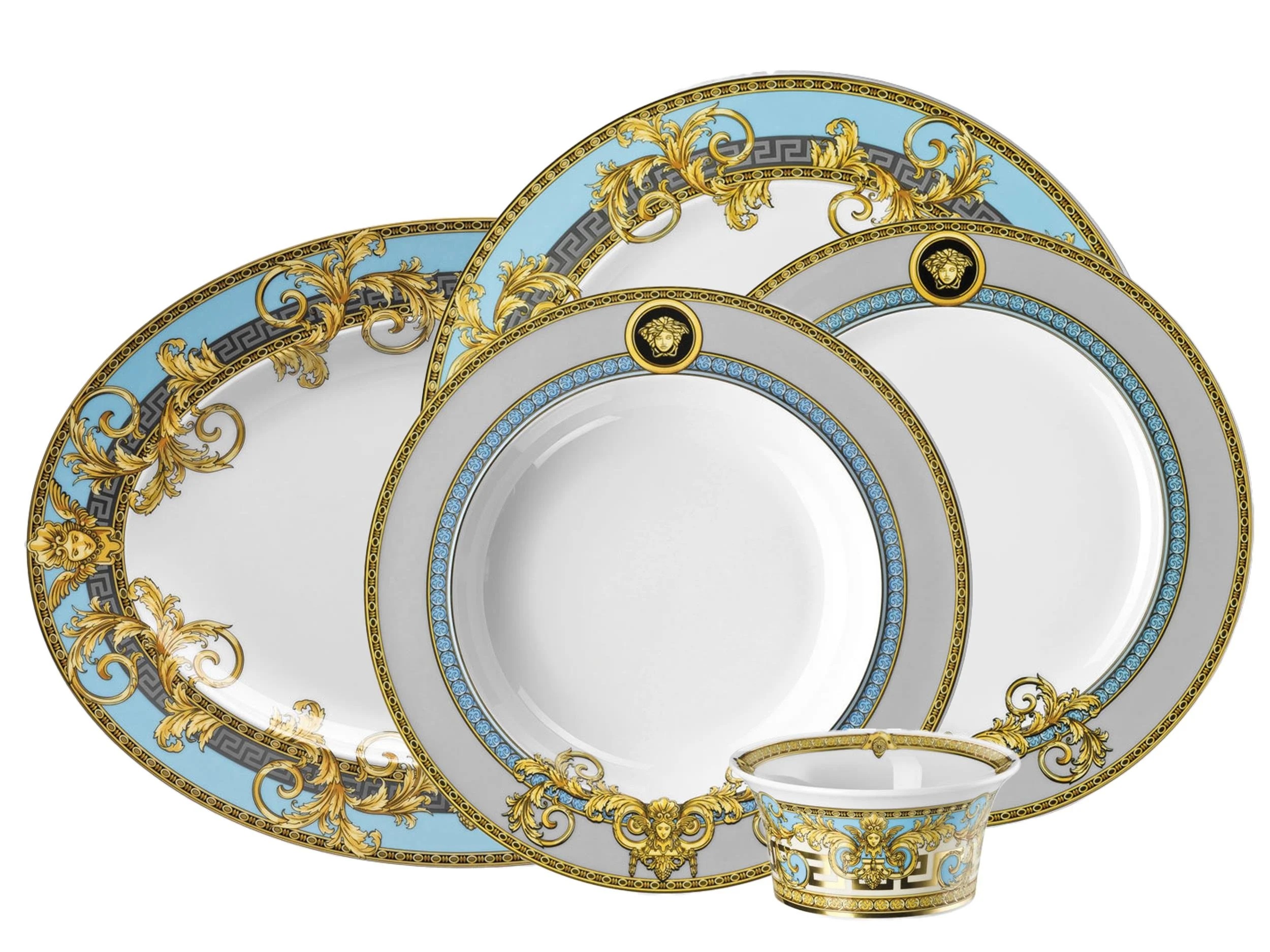 VERSACE Prestige Gala Blue 51 Parça 12 Kişilik 0 image