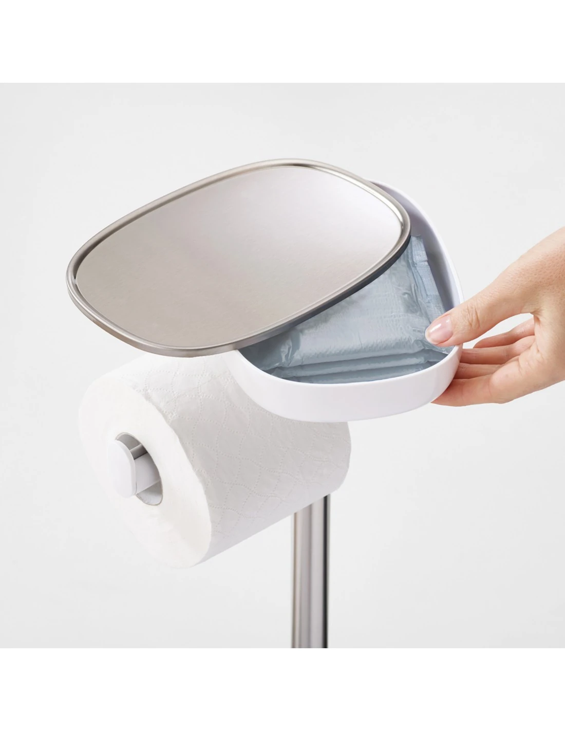 Joseph Joseph EasyStore™ Plus Tuvalet Kağıtlık ve Fırça Set SKU 70519 0 image