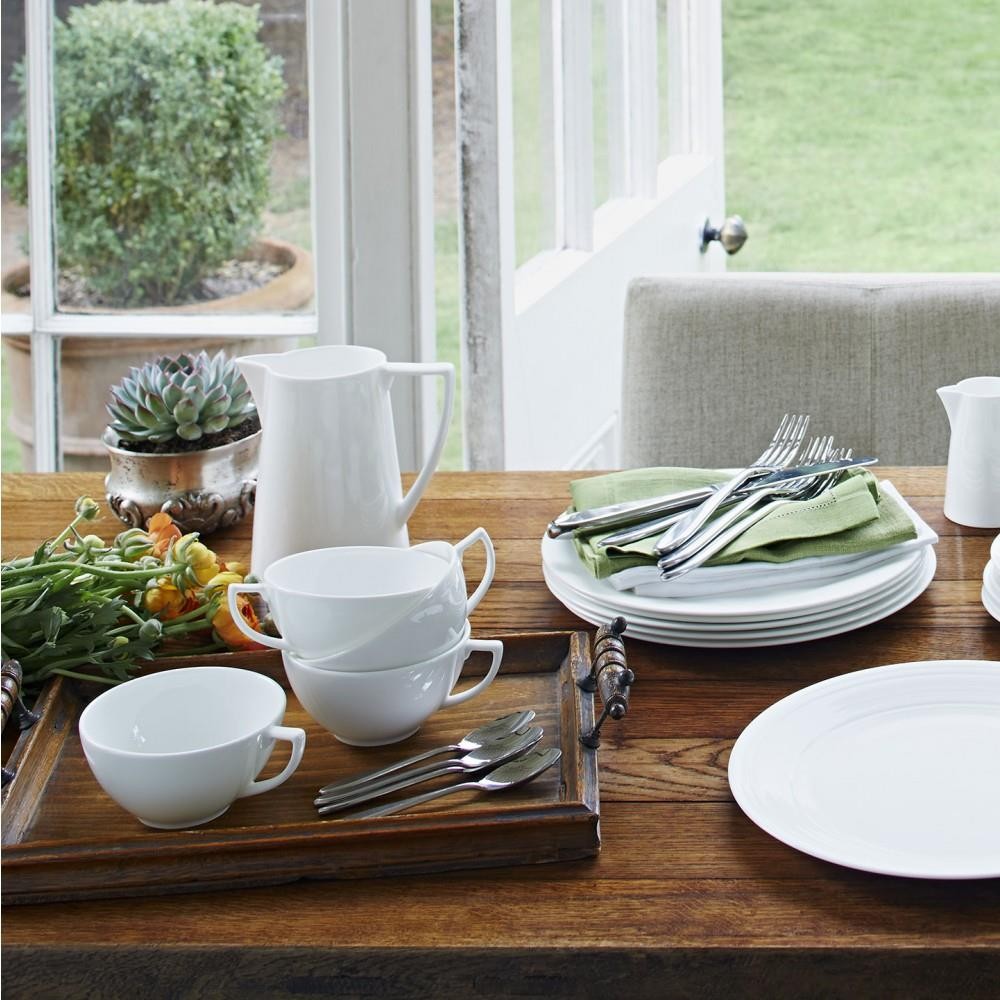 WEDGWOOD Jasper Conran Strata White 51 Prç 12 Kişilik Yemek Seti 0 image