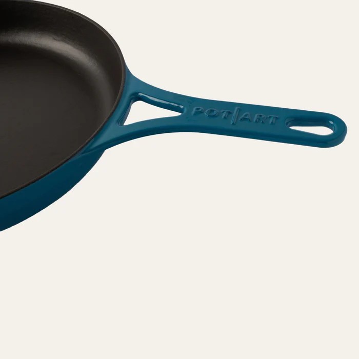POT ART Ocean Düz Döküm Tava 28 cm Parlak Mavi 0 image