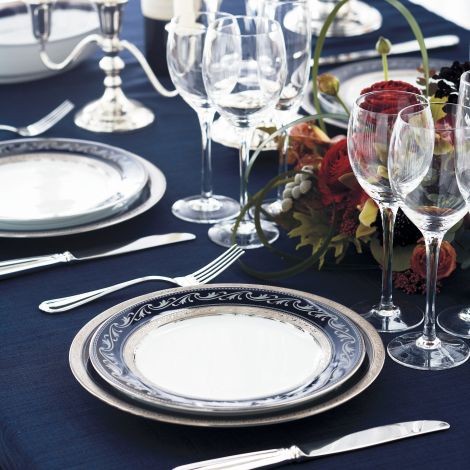 Noritake Crestwood Cobalt Platınum 4170L 83 Parça Yemek Takımı cover pic