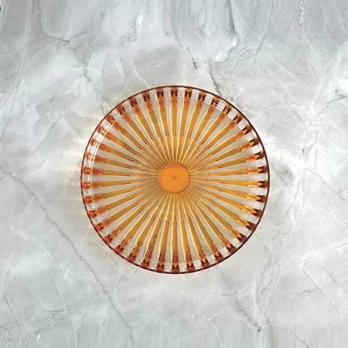 Guzzini Dolce Vita Yuvarlak Tepsi 31 cm Amber 0 image