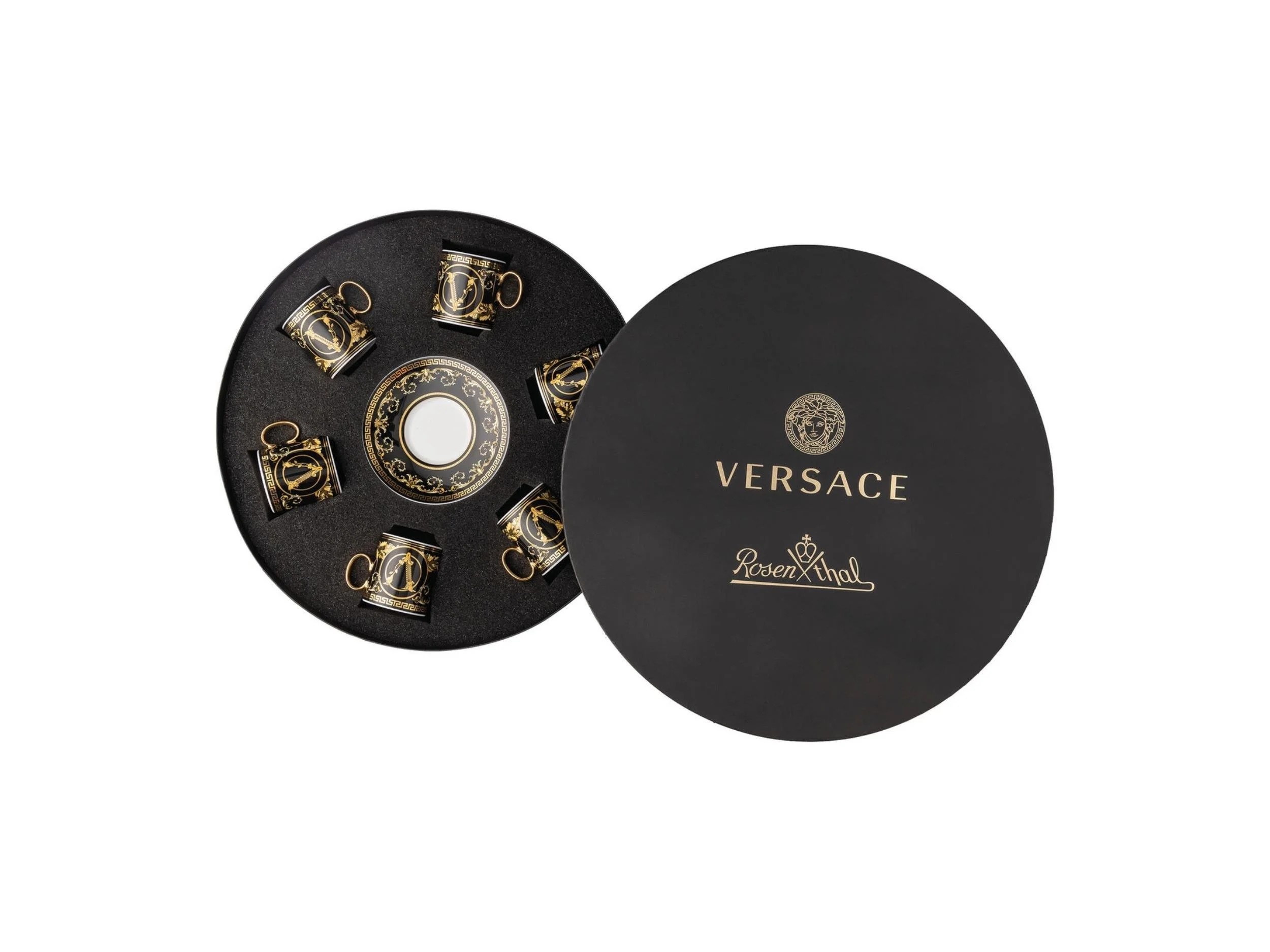 VERSACE Espresso Set 6 lı Virtus Gala Black cover pic