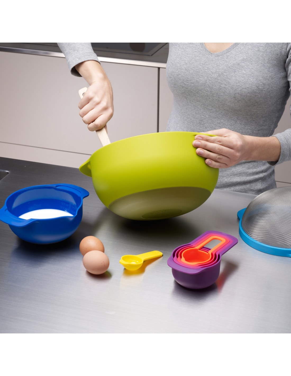 Joseph Joseph Nest™ 9 Plus Karıştırma Kase Seti - Çok Renkli 40031 0 image