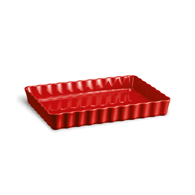 Emile Henry Tart ,Börek,Fırın Kabı Dikdörtgen 34*24 cm Kırmızı 346038 cover pic