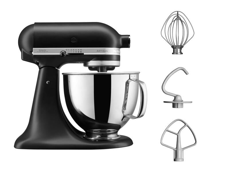 KitchenAid Artisan 4,8 L Stand Mikser - 5KSM125(5KSM125EBM) 0 image