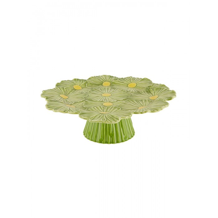 Bordallo Pinheiro-Maria Flor Yeşil Büyük Kek Standı ( 37,0x34,5x110mm ) 0 image