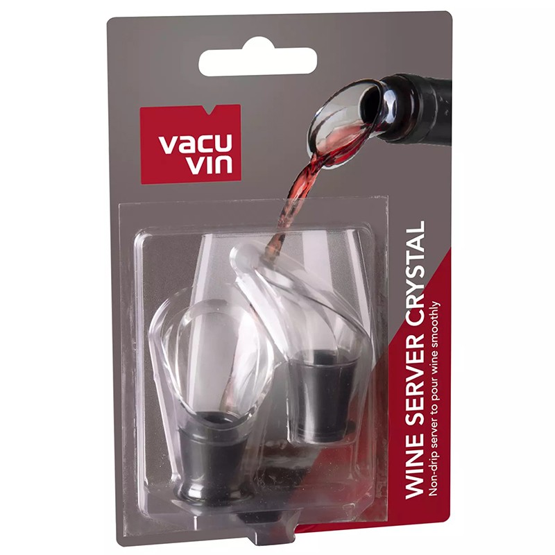 Vacu Vin Şarap Servis, Kristal, 2 Parça, Siyah,(18540612) 0 image