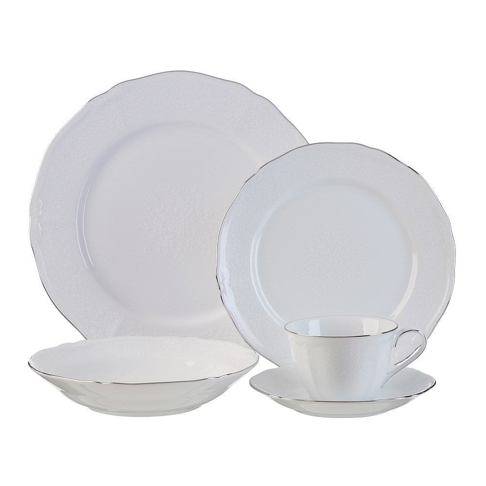 Noritake  Princess  Bouguet Platinum 83 Parça Yemek Takımı 0 image