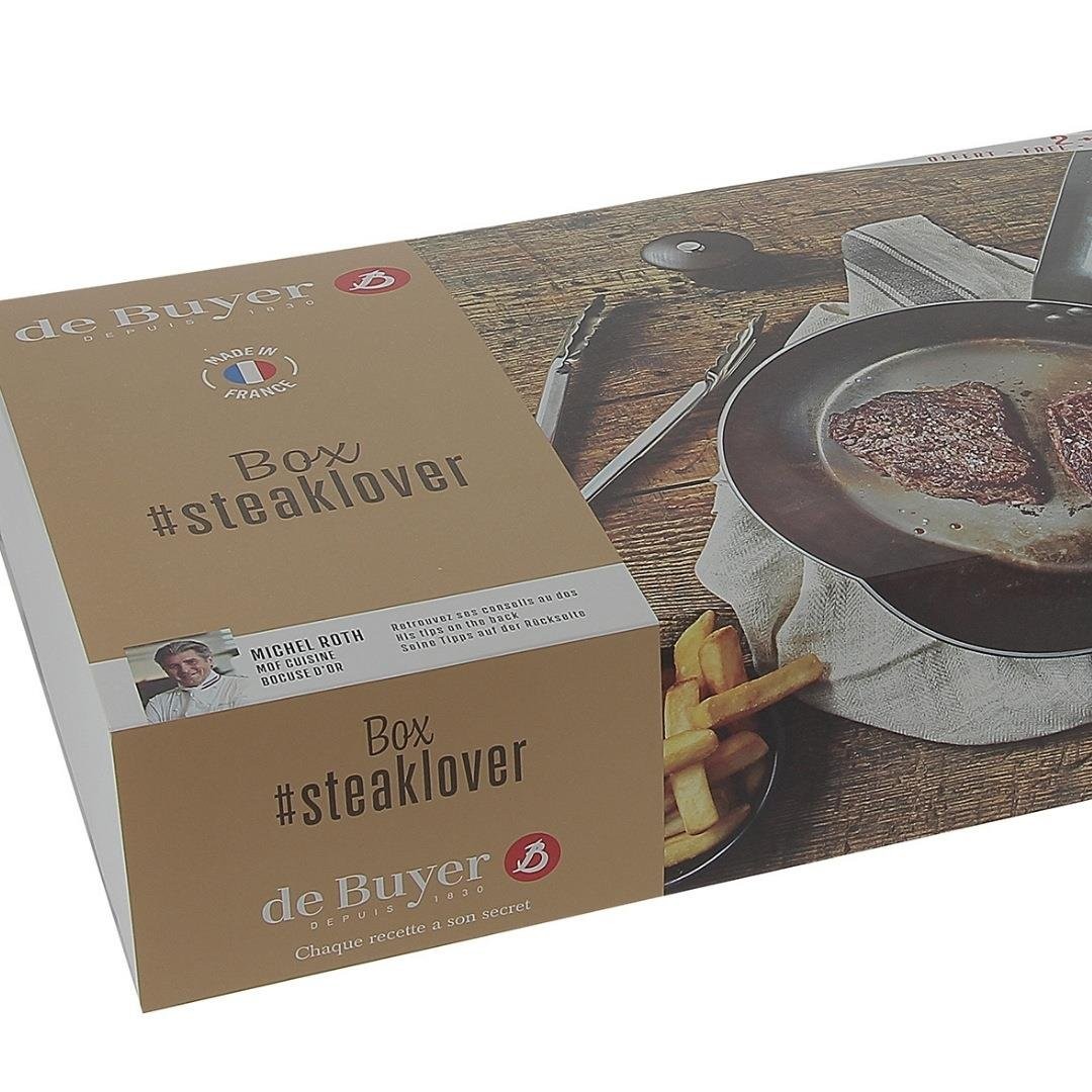 De Buyer Mineral B Steaklover 3 Parçalı Hediye Set(5610.03) 0 image
