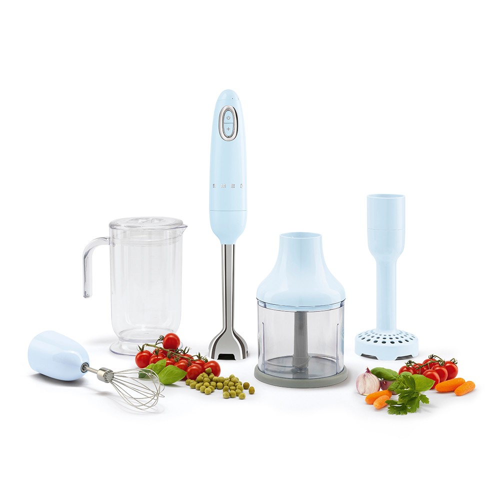 Smeg Pastel Mavi El Blenderi Set – HBF02PBEU 0 image