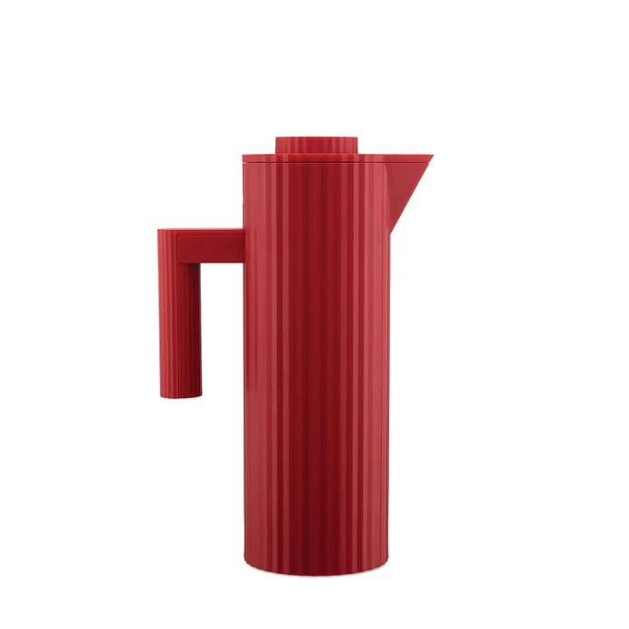 Alessi Plisse Isı Yalıtımlı Sürahi 1 Lt Kırmızı cover pic