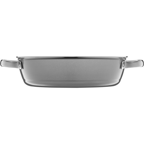 WMF Fusiontec Mineral Cam Kapaklı Sığ 24 cm, platin 0 image