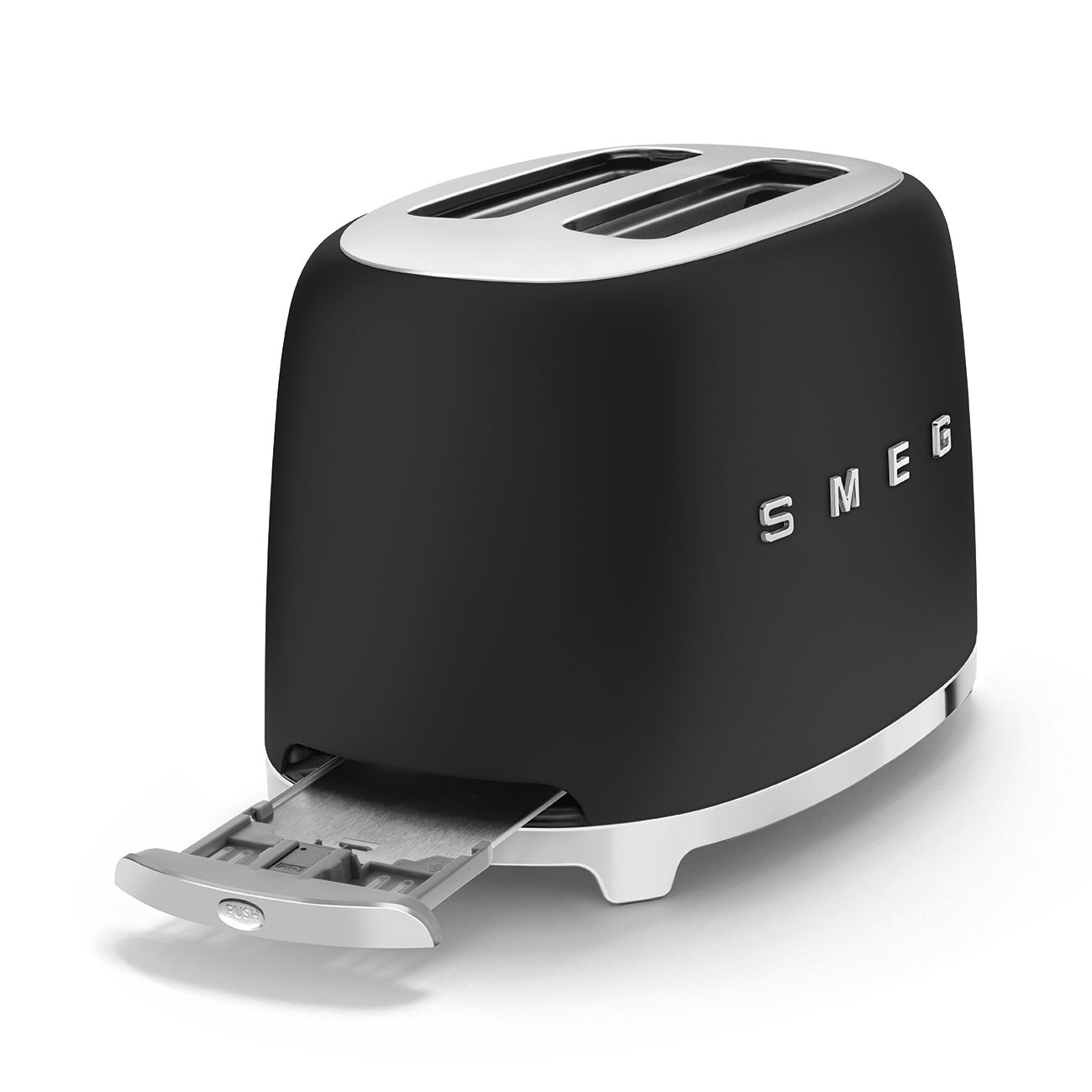 Smeg 50's Style TSF01BLMEU Mat Siyah 2 li Ekmek Kızartma 0 image