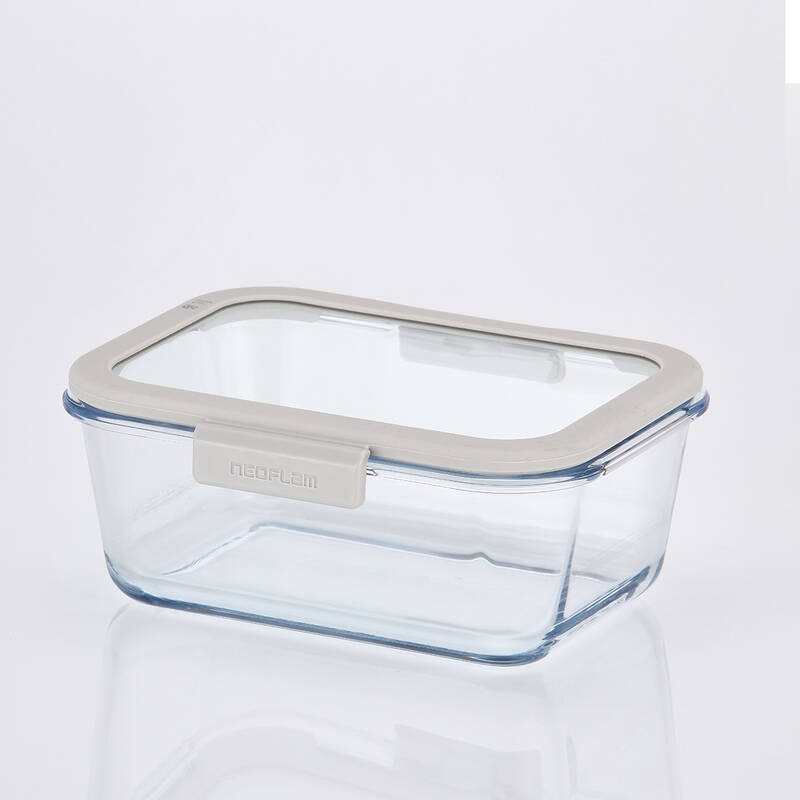 Neoflam FİKA GLACE CAM SAKLAMA KABI 800ML BEJ cover pic