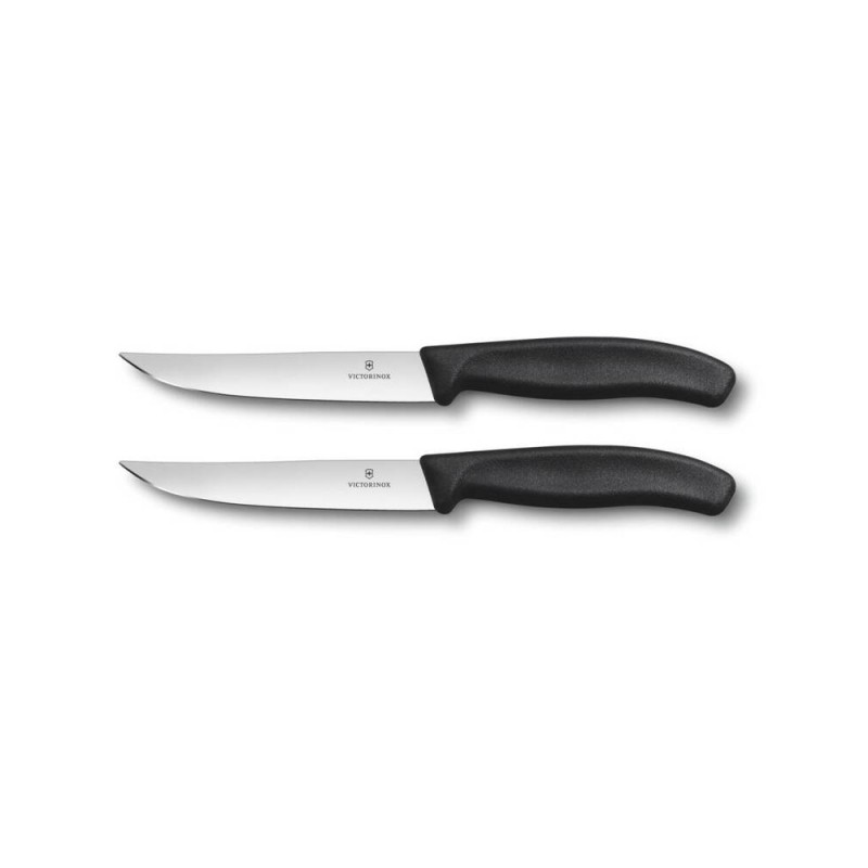 Victorinox 6.7903.12B 12cm Siyah 2li Biftek Bıçağı, Blisterli Paket cover pic