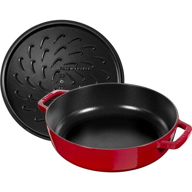 STAUB LA COCOTTE SOTE TENCERESİ CHİSTERA | DÖKÜM DEMİR | 28 CM | KİRAZ 405114740 0 image