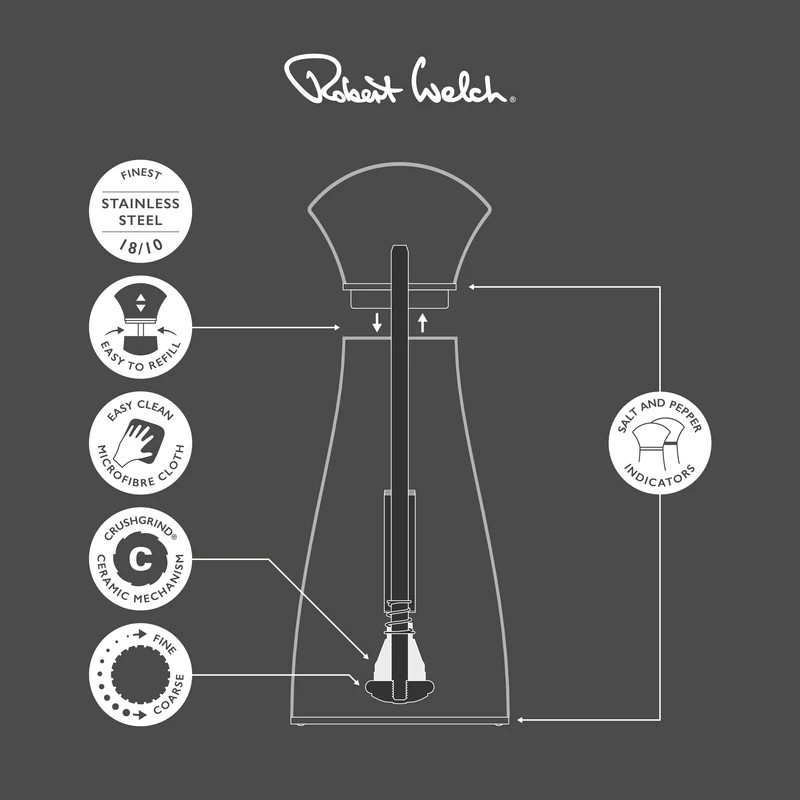 Robert Welch SIGBR2327V Orta Boy Tuz Değirmeni 0 image