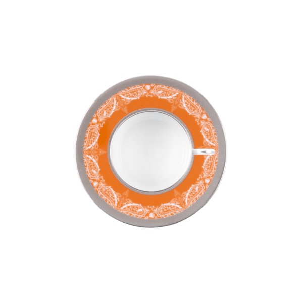 Haviland Romane Orange 2li Set Çay Fincanı ve Tabak 0 image