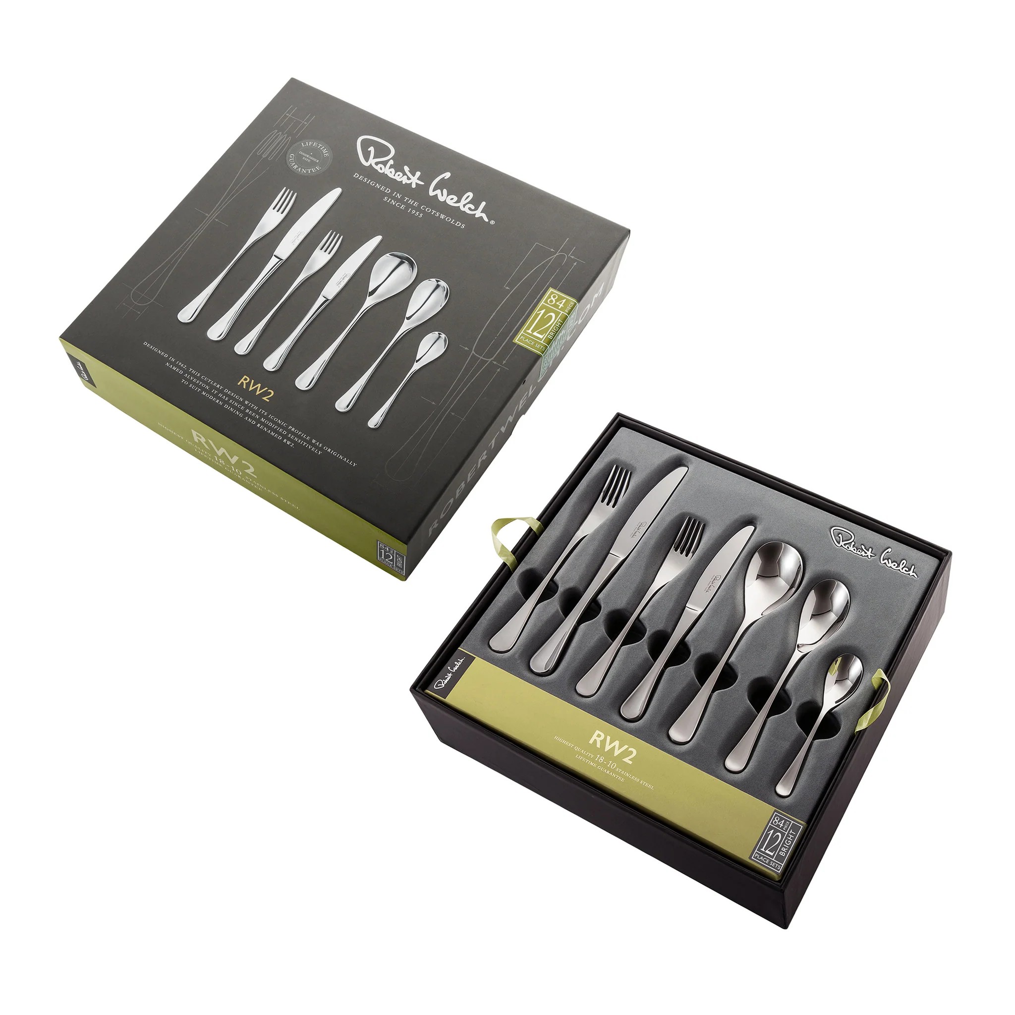 Robert Welch RW2  Çatal Bıçak Takımı, 84 Parça 12 Kişilik ROBSA1099V/84 0 image