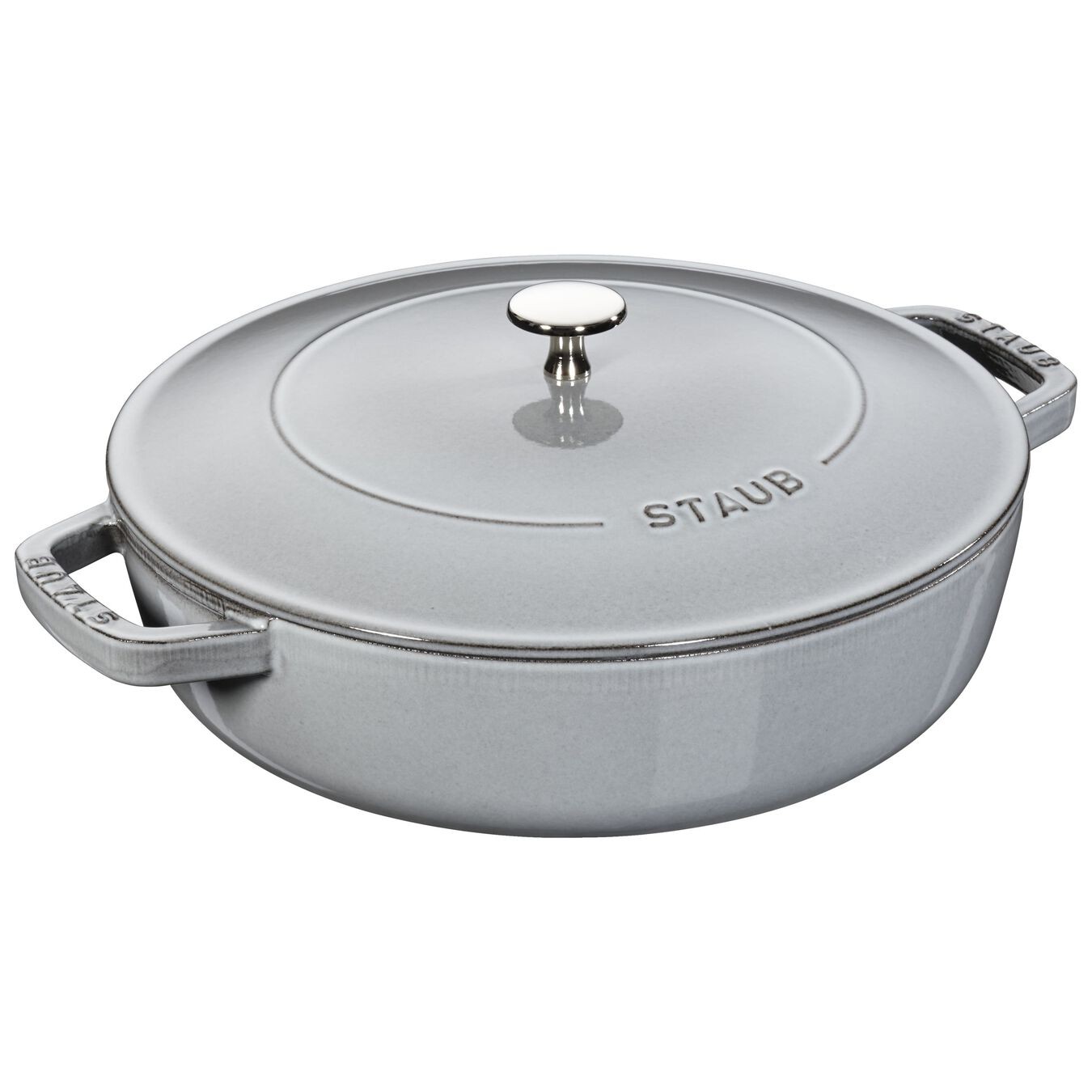 STAUB LA COCOTTE SOTE TENCERESİ CHİSTERA | DÖKÜM DEMİR | 28 CM | GRAFİT GRİ 405114700 cover pic
