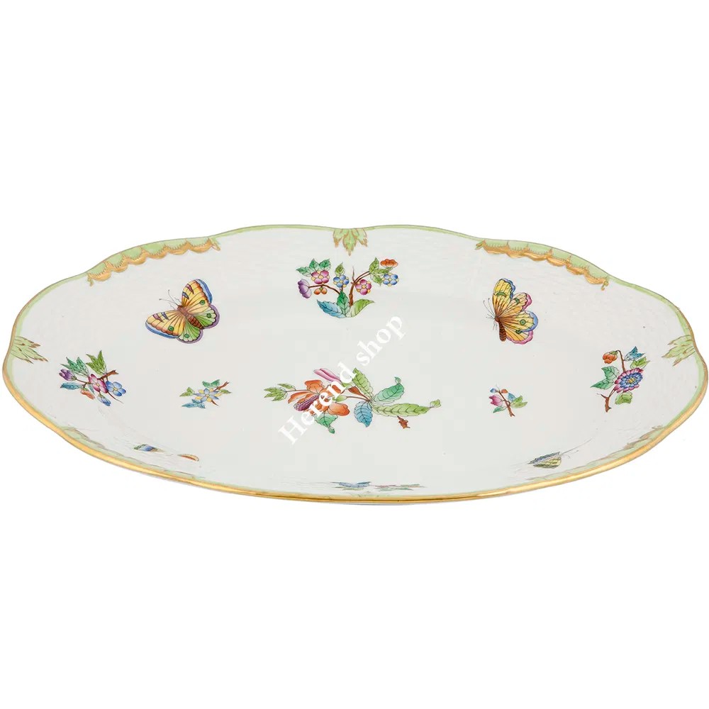 Herend Queen Victoria Porselen 31 cm Oval Servis cover pic