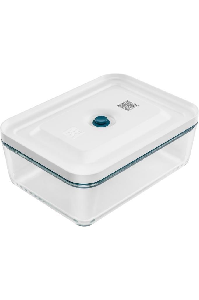Zwilling Fresh & Save Vakumlu Buzdolabı Saklama Kabı, Borosilikat Cam, Akdeniz Mavisi cover pic