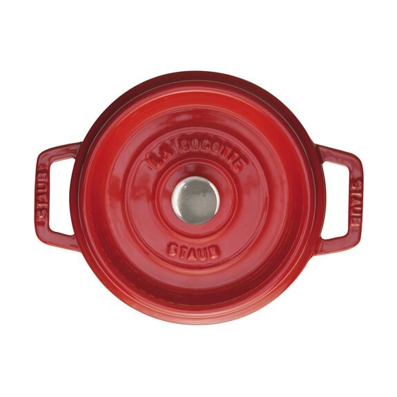 STAUB LA COCOTTE DÖKÜM TENCERE | KİRAZ | 20 CM | 2,2 L | YUVARLAK 405098200 0 image