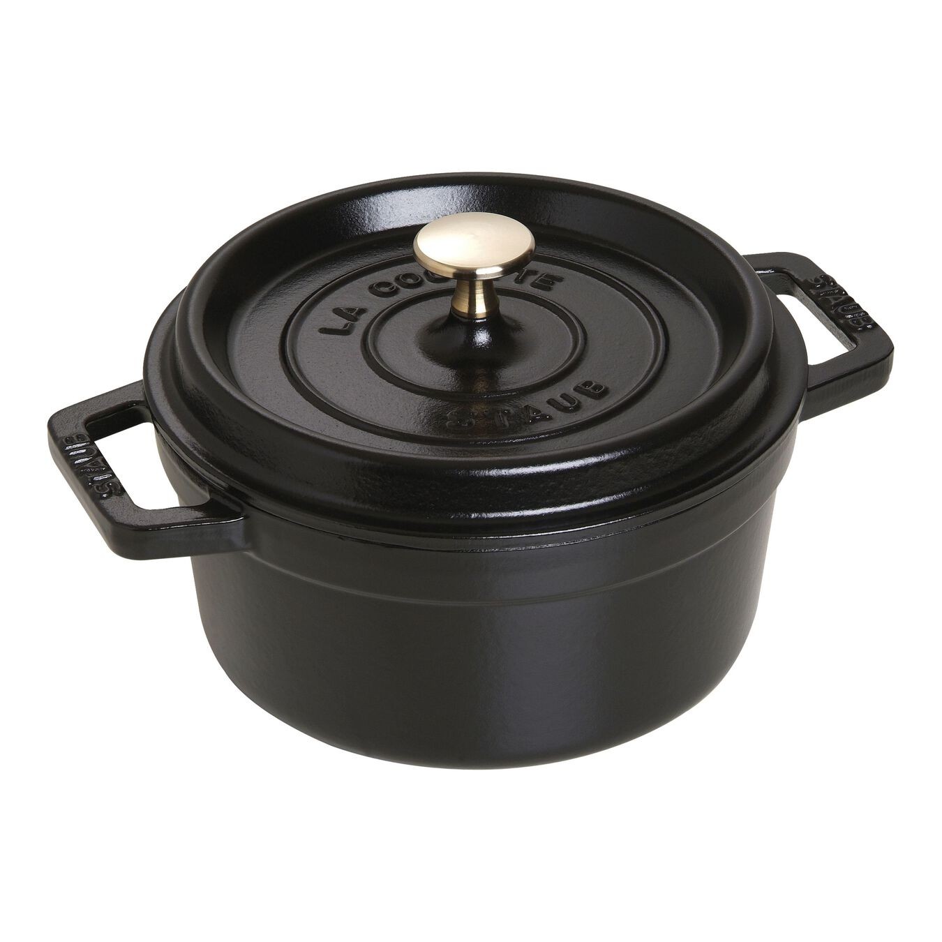 STAUB LA COCOTTE DÖKÜM TENCERE | SİYAH | 20 CM | 2,2 L | YUVARLAK 405094870 cover pic