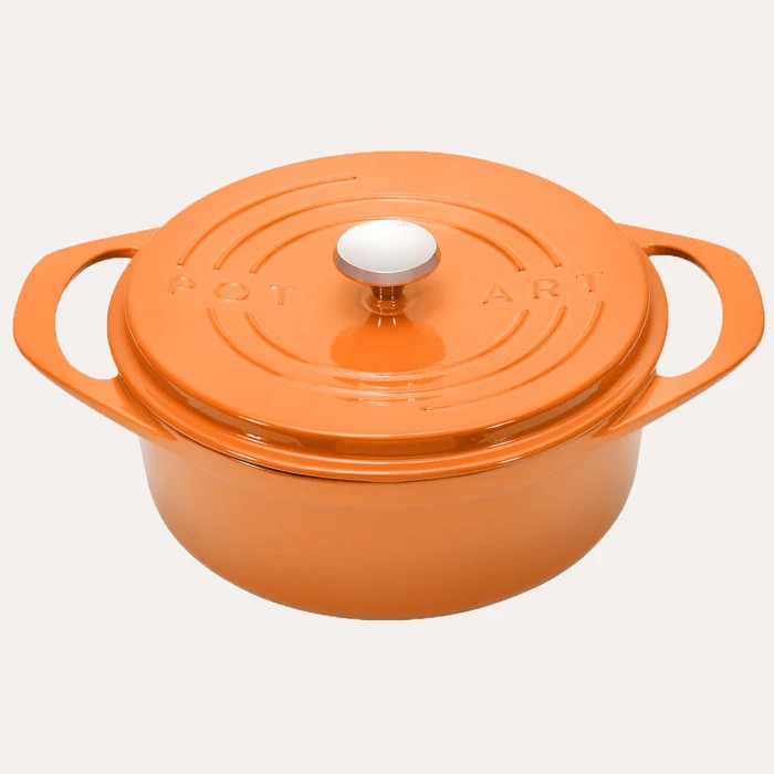 POT ART Peach Derin Döküm Tencere 28 cm cover pic