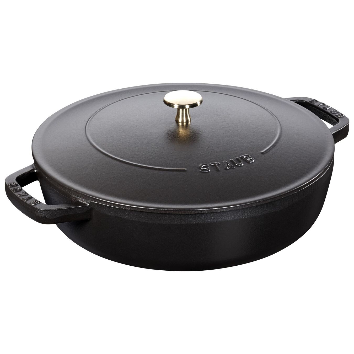 STAUB LA COCOTTE SOTE TENCERESİ CHİSTERA | DÖKÜM DEMİR | 28 CM | SİYAH 405114720 cover pic