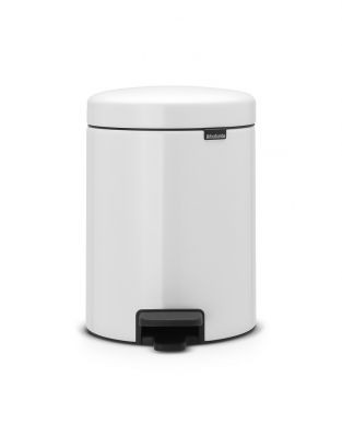 BRABANTİA NEWICON WHITE PEDALLI ÇÖP KUTUSU 5L 112065 cover pic