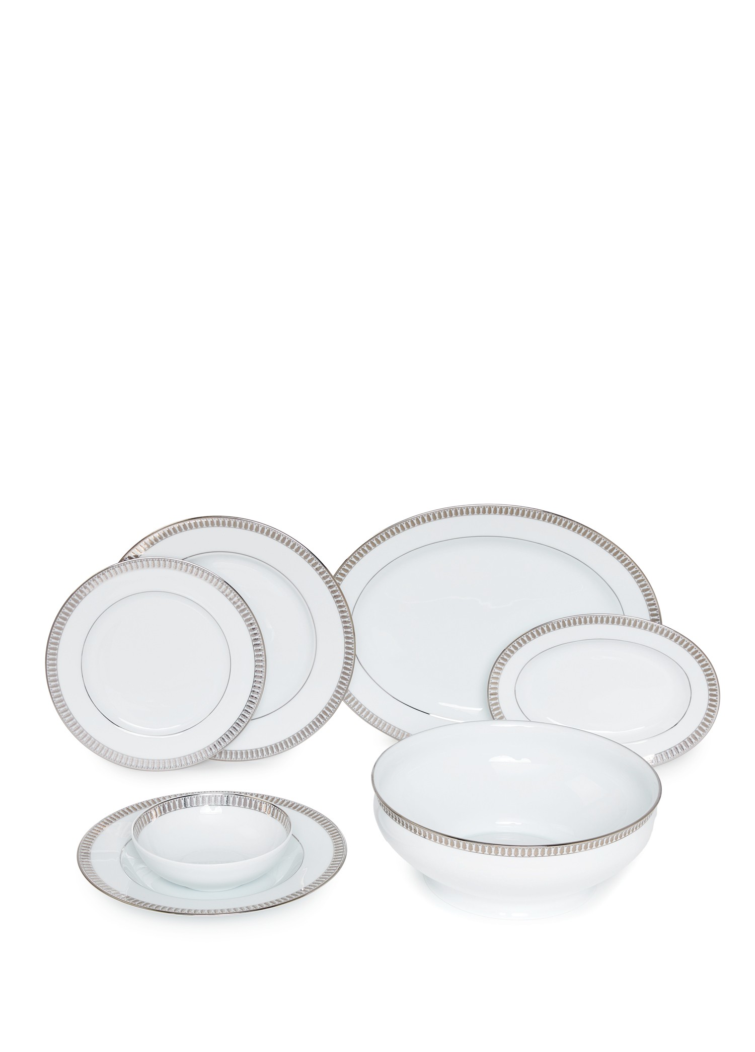 Haviland Plumes Platinium 51 prç Yemek Takımı cover pic